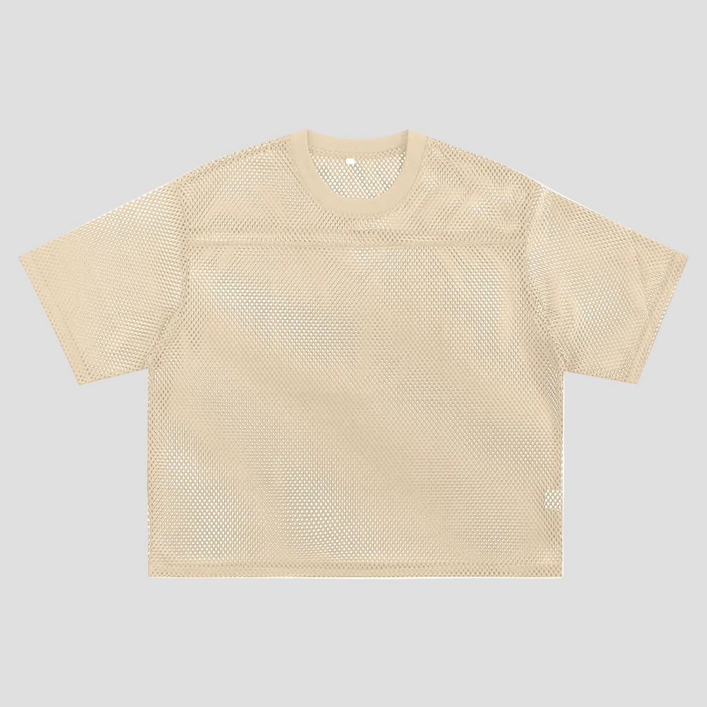 See-through Boxy Net T-shirt