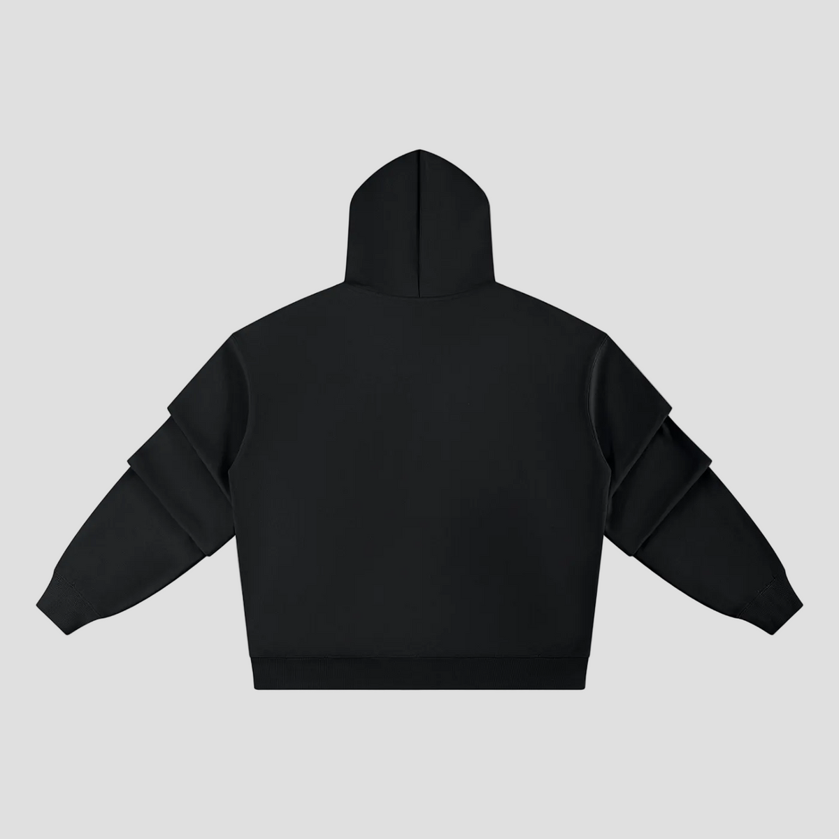 Unisex Heavyweight Ruched Sleeves Hoodie