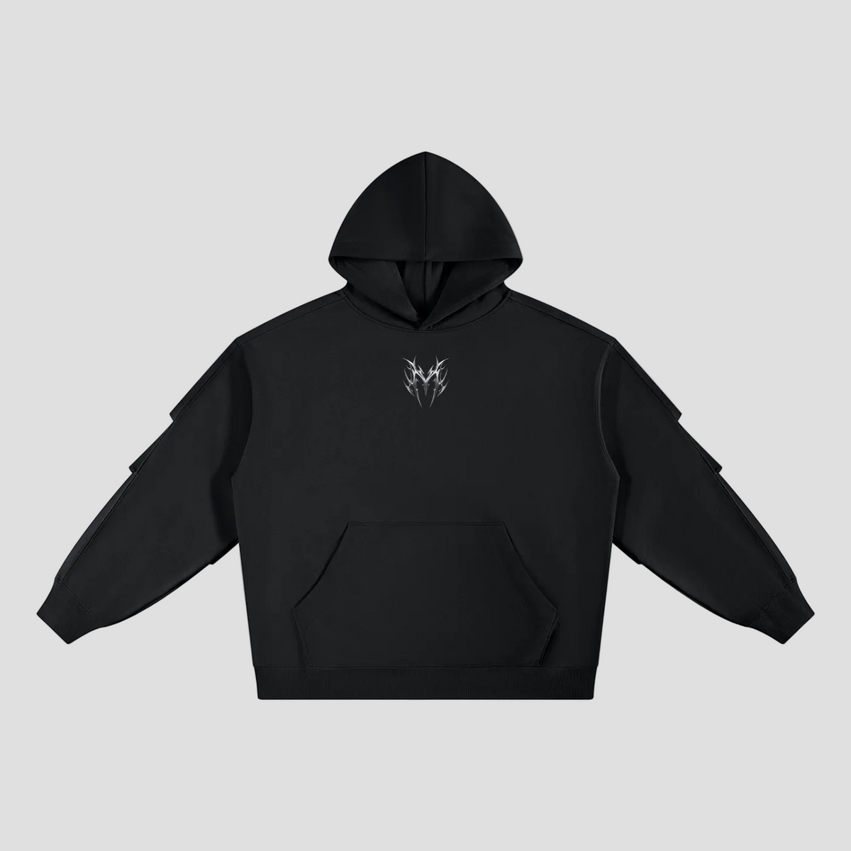 Unisex Heavyweight Ruched Sleeves Hoodie