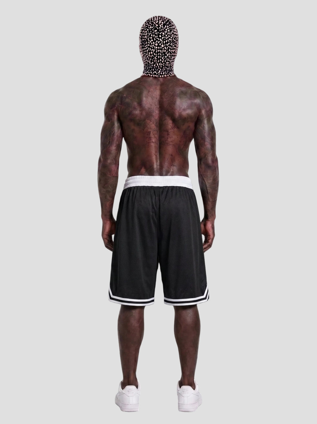 Classic Stripe Trim Basketball Shorts