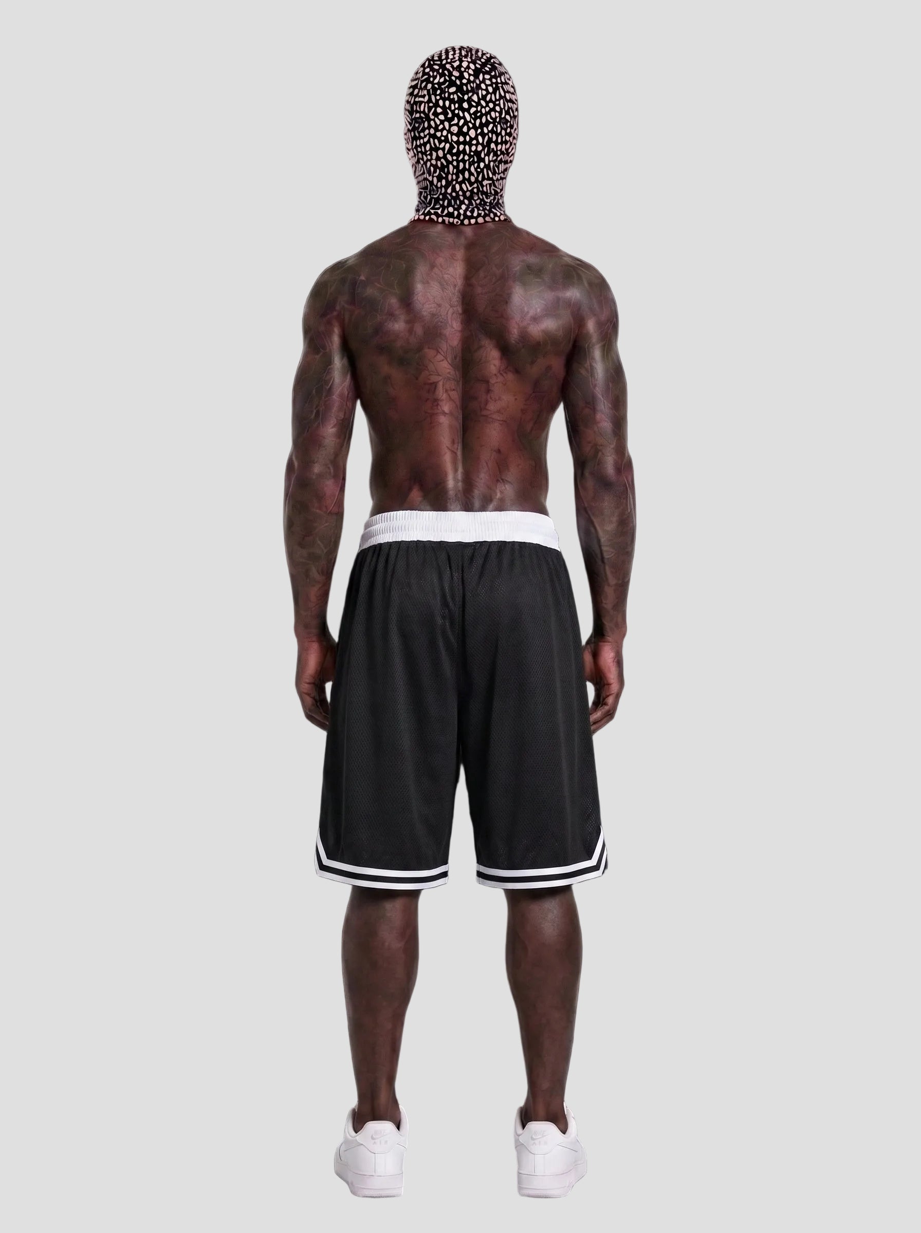 Classic Stripe Trim Basketball Shorts