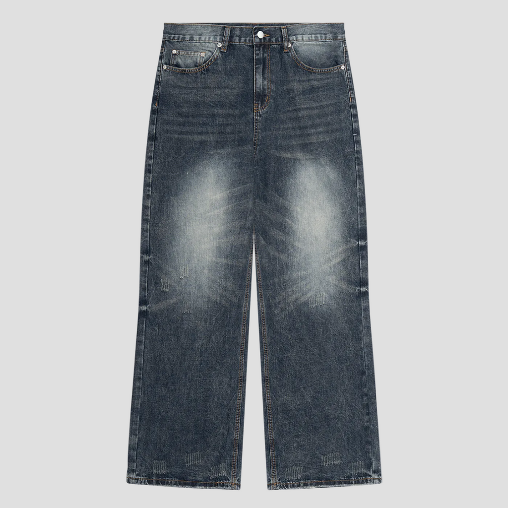 Men's Vintage Wash Denim Jeans