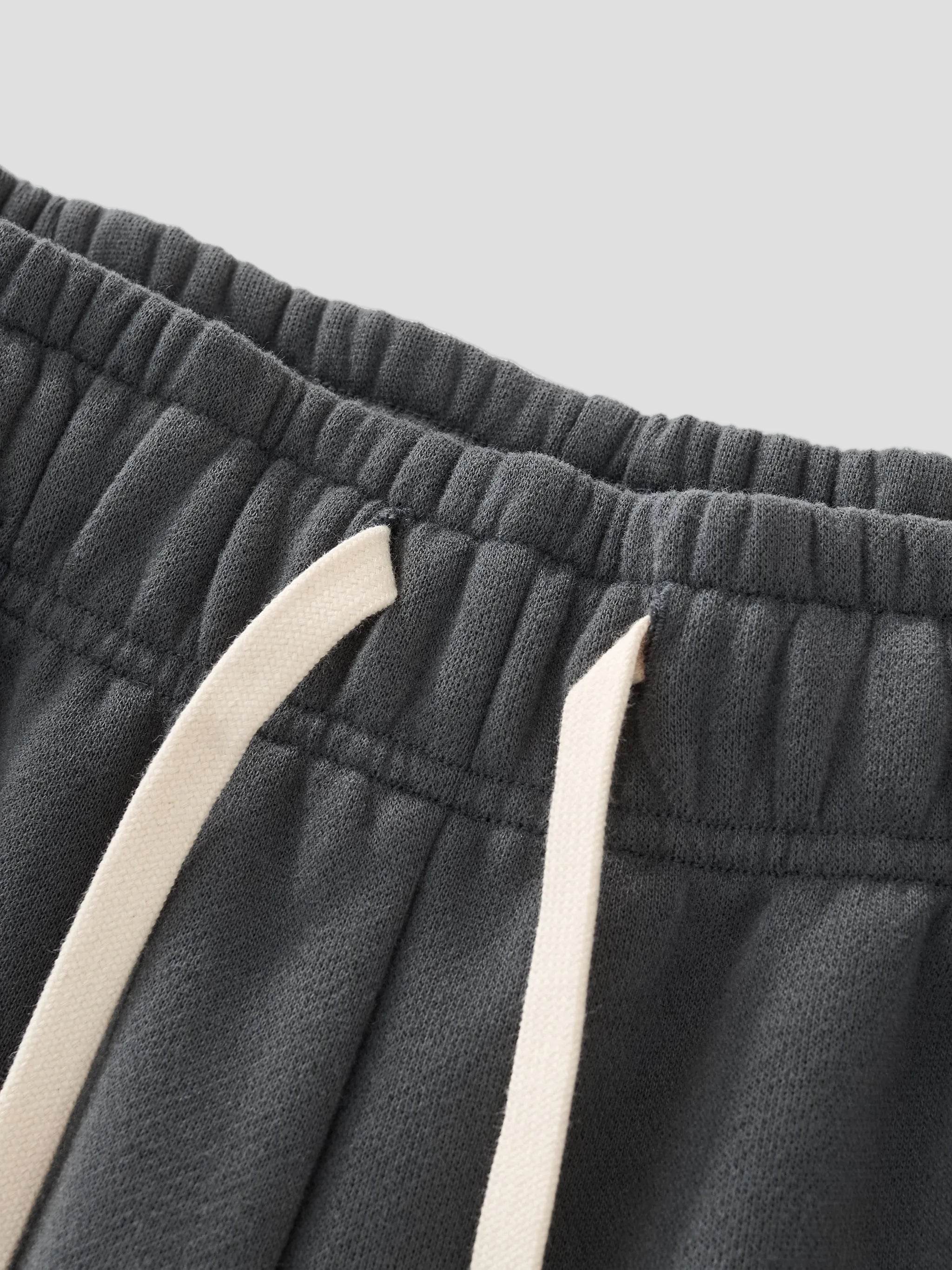 Relaxed Drawstring 3/4 Sweatpants