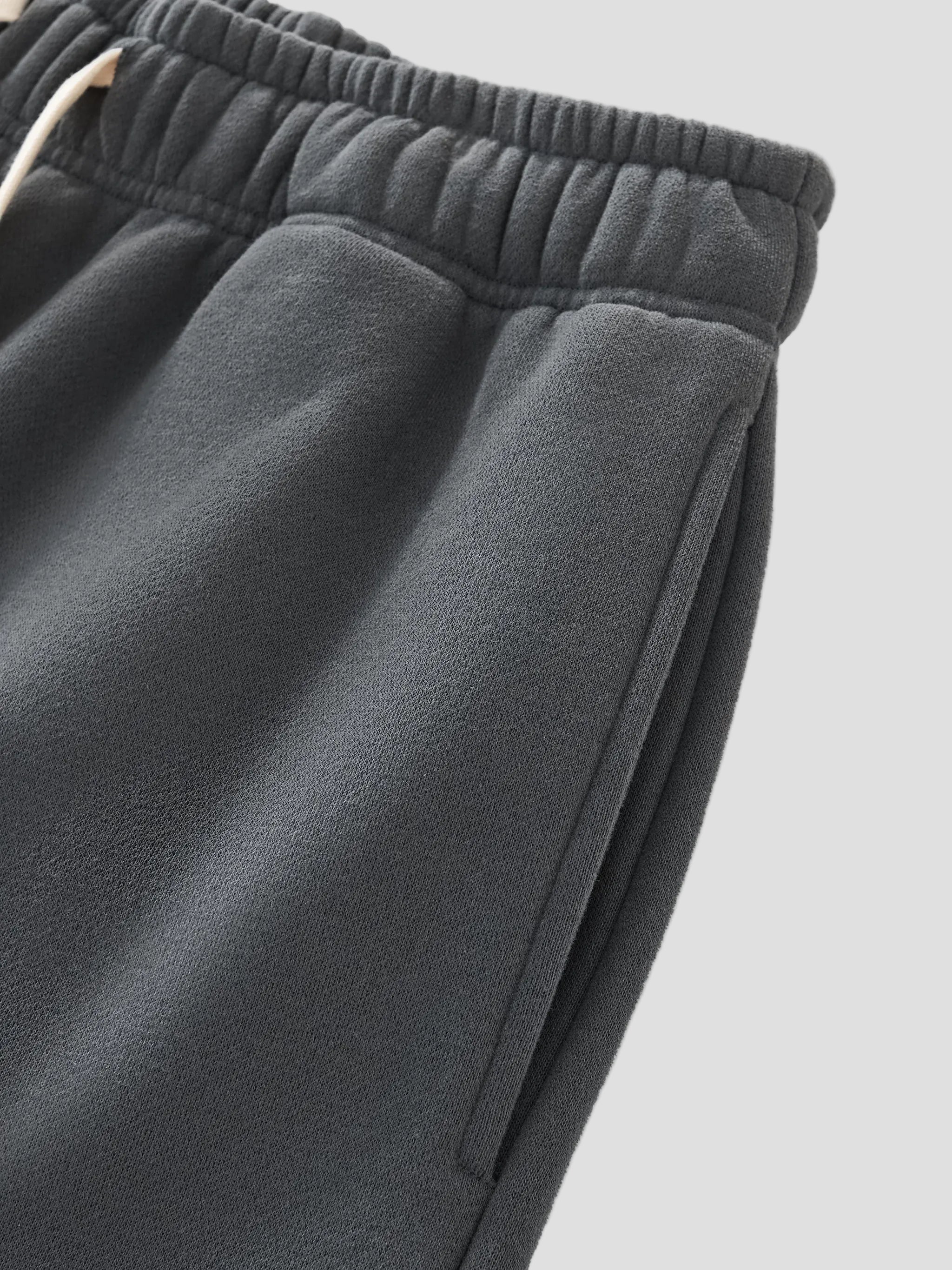 Relaxed Drawstring 3/4 Sweatpants