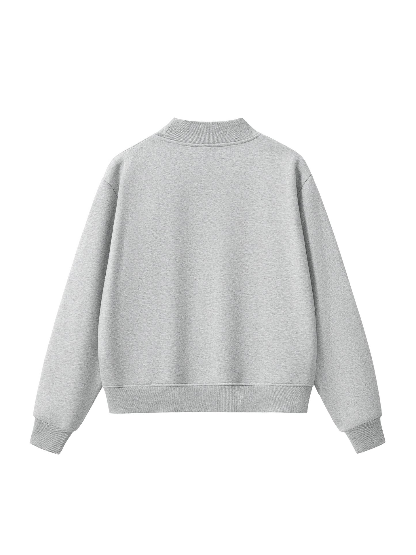 Essential Fleece Mid-Neck Crew Sweatshirt