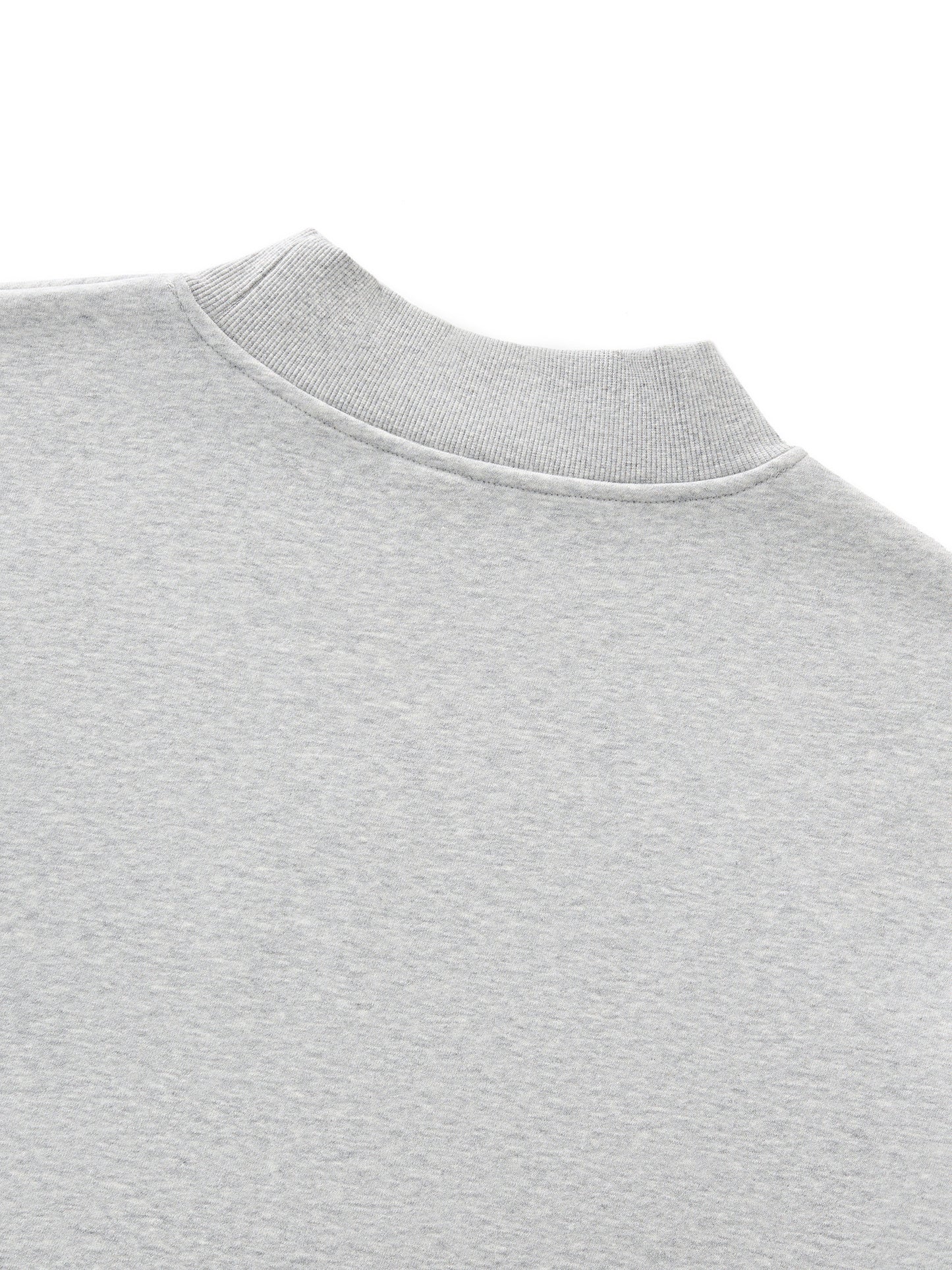 Essential Fleece Mid-Neck Crew Sweatshirt
